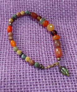 Alternative view of 7 ½ inch Mixed Gemstone Fall Inspired Bracelet