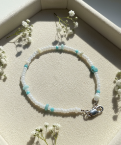 8 1/4 inch Calming Beaded Slender Bracelet