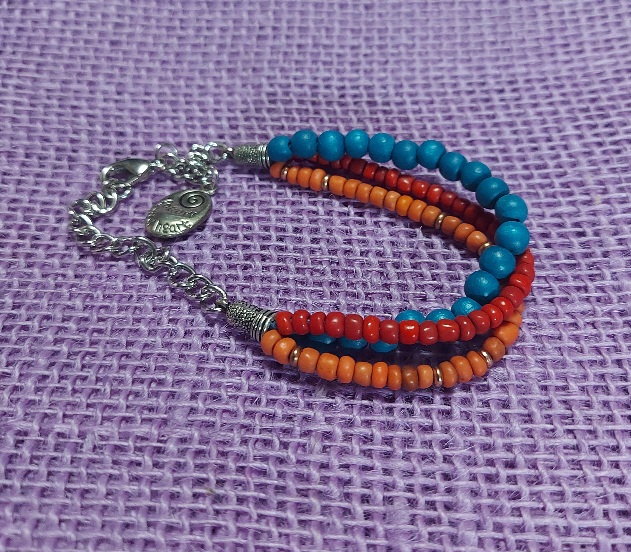 Follow Your Heart Southwestern Bead Bracelet - Image 2