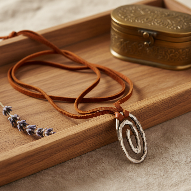 Simple Soft Leather Corded Boho Necklace