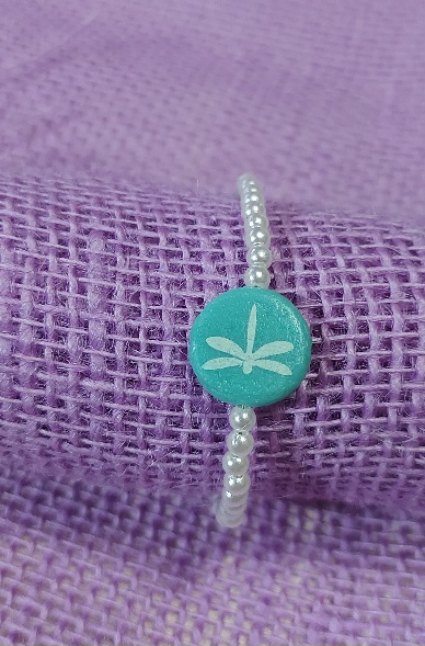 7 ¼ Pearls And Teal Focal Dragonfly Bracelet - Image 2