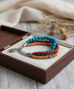 Follow Your Heart Southwestern Bead Bracelet
